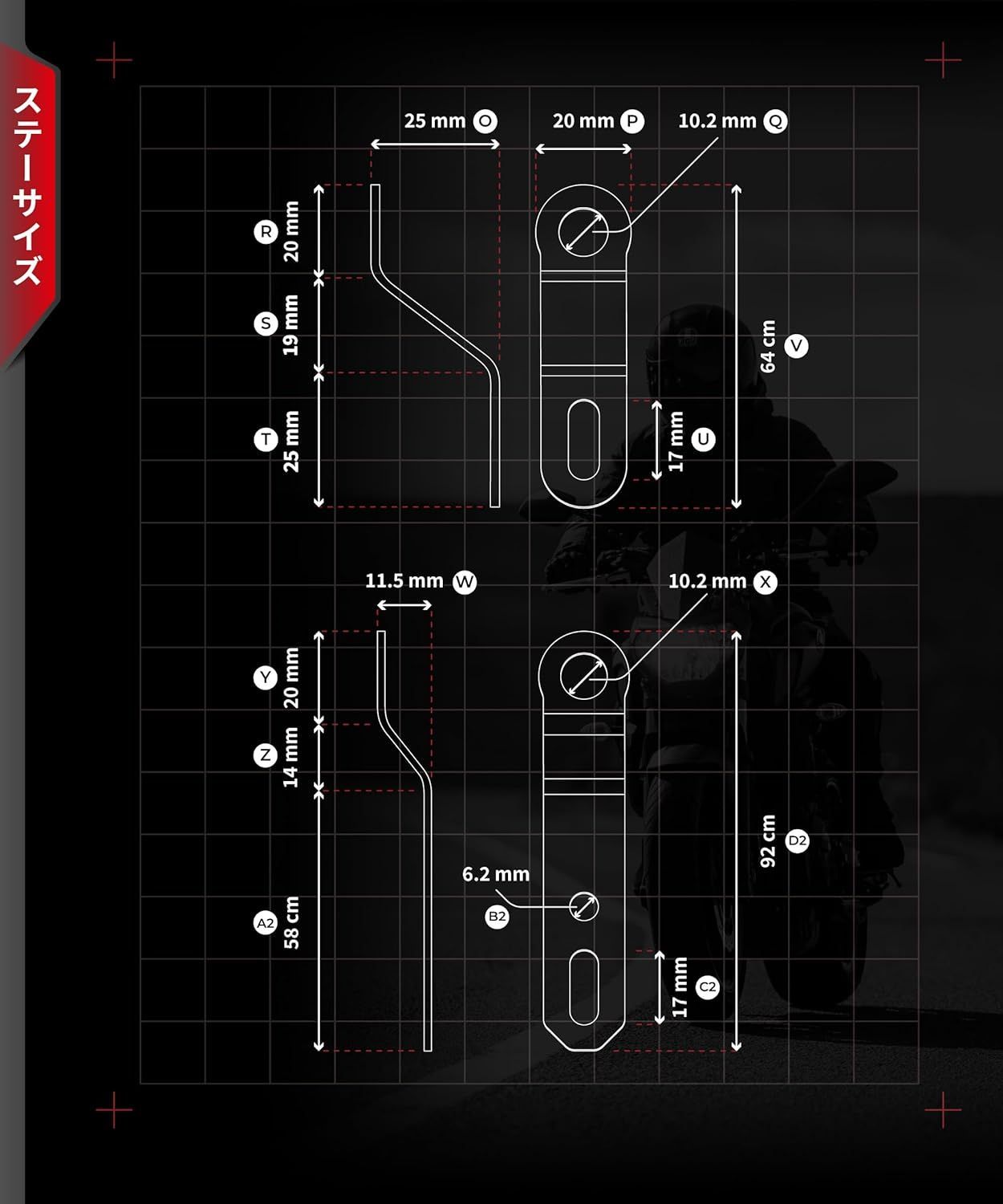 バイク Kaedear(カエディア) ナックルガード ハンドガード 防塵 防風