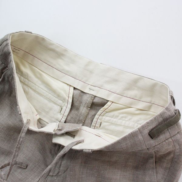 Pal'las Palace パラスパレス リネン100% テーパードパンツ 2