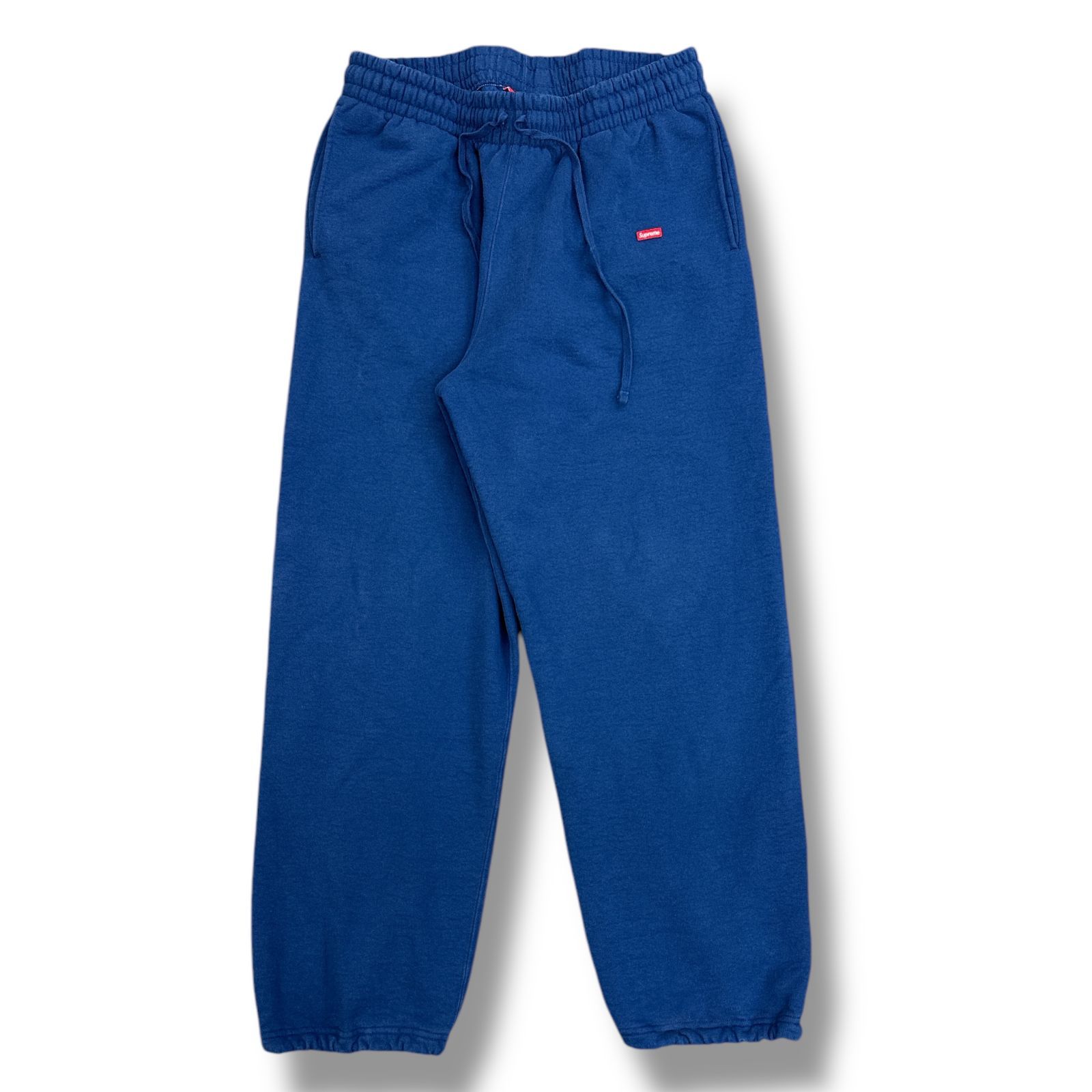国内正規 Supreme 24AW Small Box Drawcord Sweatpant スモールBOXロゴ スウェットパンツ イージーパンツ シュプリーム ブルー L  85691A3
