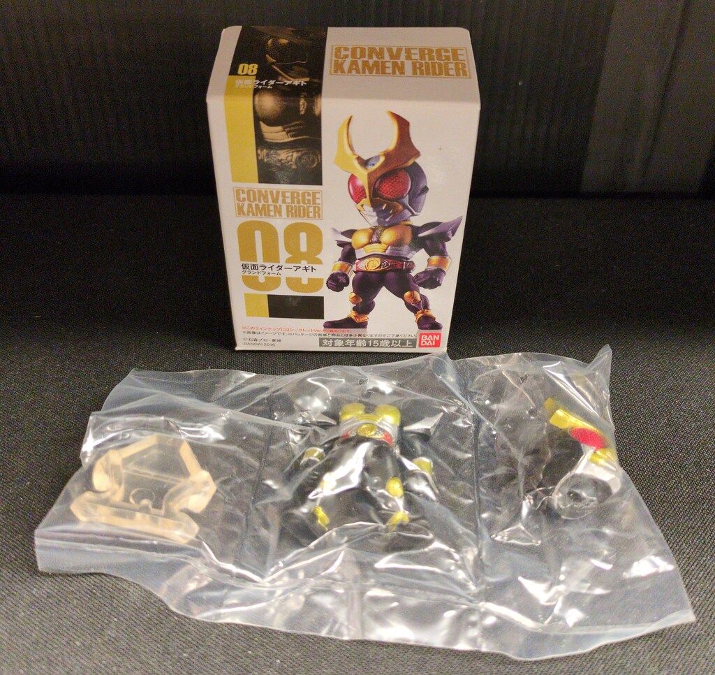 【袋未開封】仮面ライダーコンバージ 08 アギト グランド・トリニティフォーム S.H.Figuarts（真骨彫製法） 仮面ライダーアギト トリニティ