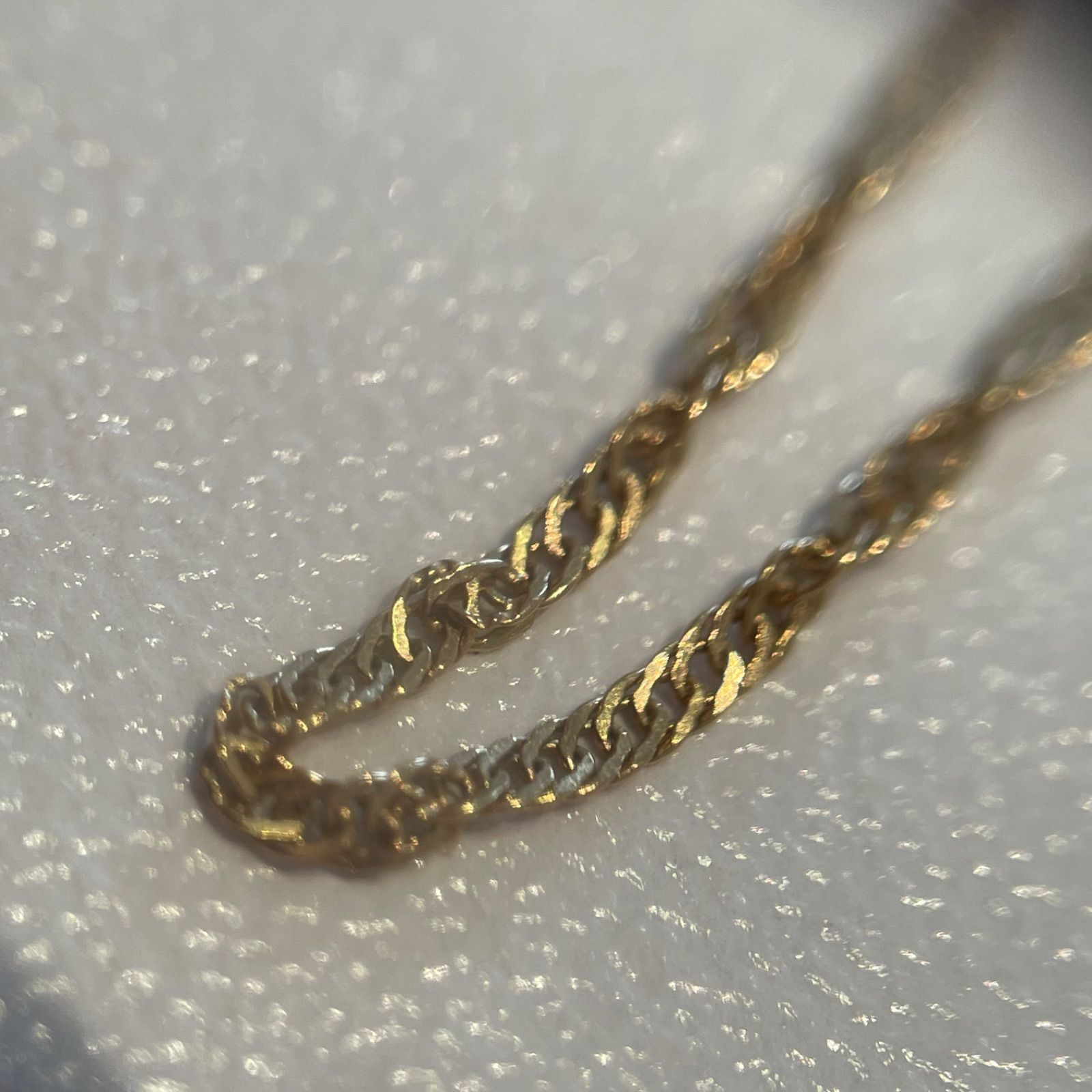 まき出品　ete ブレスレット　K10 ete】 K10YG トゥインクルチェーン ブレスレット (ブレスレット