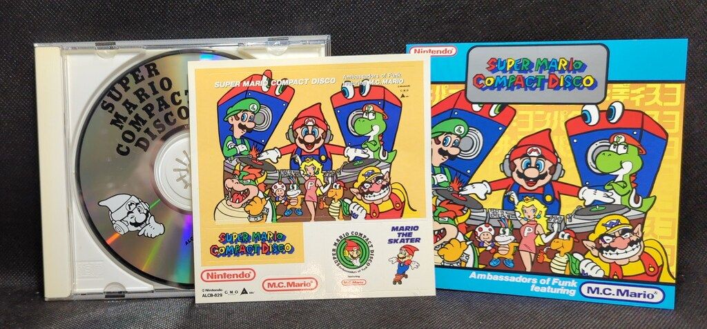ゲームCD ステッカー付)スーパーマリオ・コンパクト・ディスコ