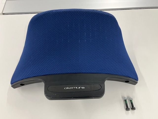 D オカムラ シルフィー ヘッドレスト ミディアムブルー 青 部品 パーツ 在宅 テレワーク オフィスチェア デスクチェア