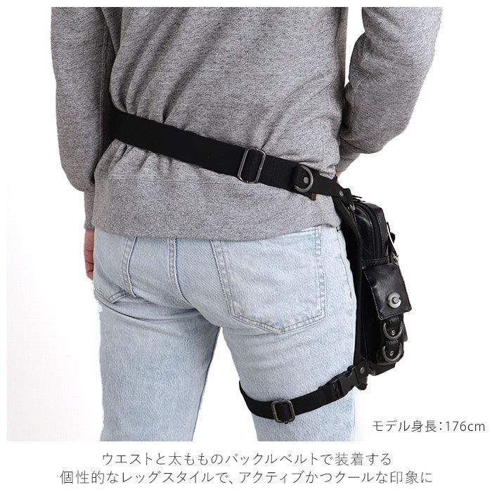 ☆ DEVICE gear レッグポーチ ウエストバッグ メンズ 2way ウエスチポーチ レッグポーチ レッグバッグ ヒップバッグ ショルダーバッグ  斜めがけバッグ 斜め掛け ミリタリーバッグ ブランド デバイス DEVICE gear おしゃれ カジュアル - メルカリ