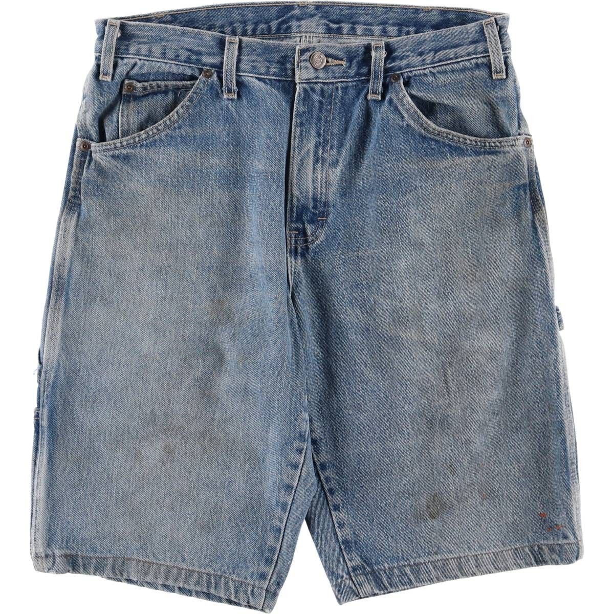 古着 ディッキーズ Dickies Relaxed Fit デニムペインターショーツ 