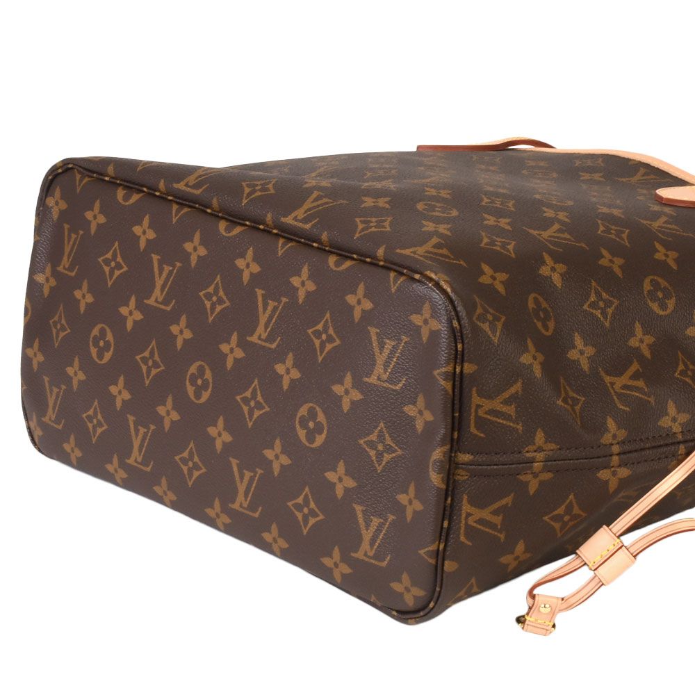 ルイヴィトン LOUIS VUITTON ネヴァーフル MM ポーチ付き トートバッグ ...