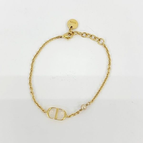 美品☆クリスチャンディオール ブレスレット ゴールド Christian Dior クリスチャンディオール プチ CD ブレスレット