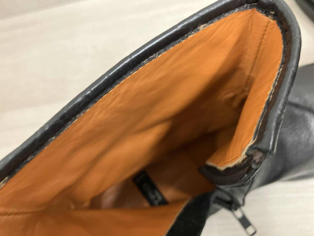 レザーショートブーツ ハイカットブーツ