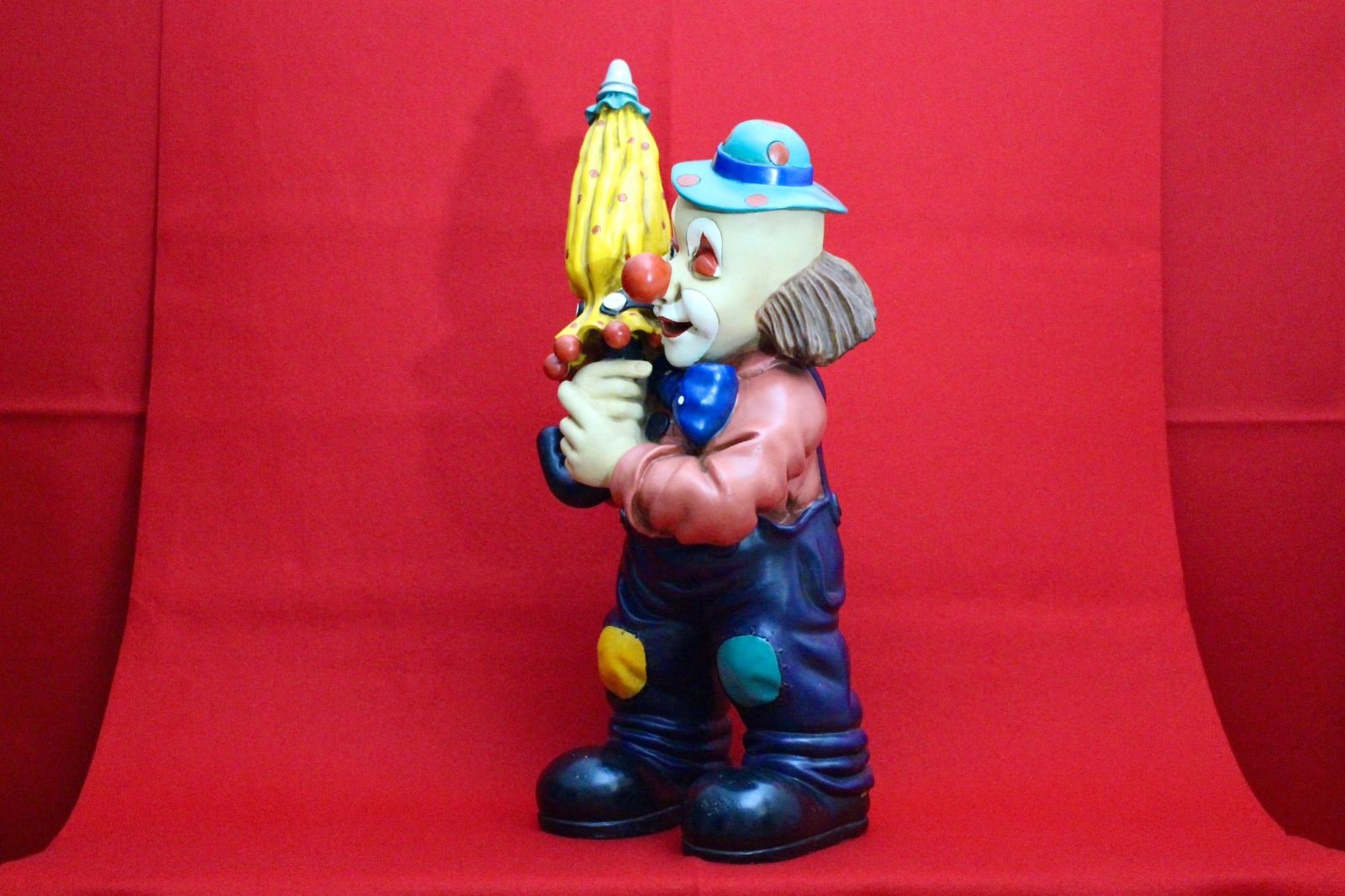 イタリア雑貨・ピエロコレクション【お茶目なピエロ　特大サイズ　傘】 イタリア雑貨・ピエロコレクション【お茶目なピエロ 特大サイズ 傘