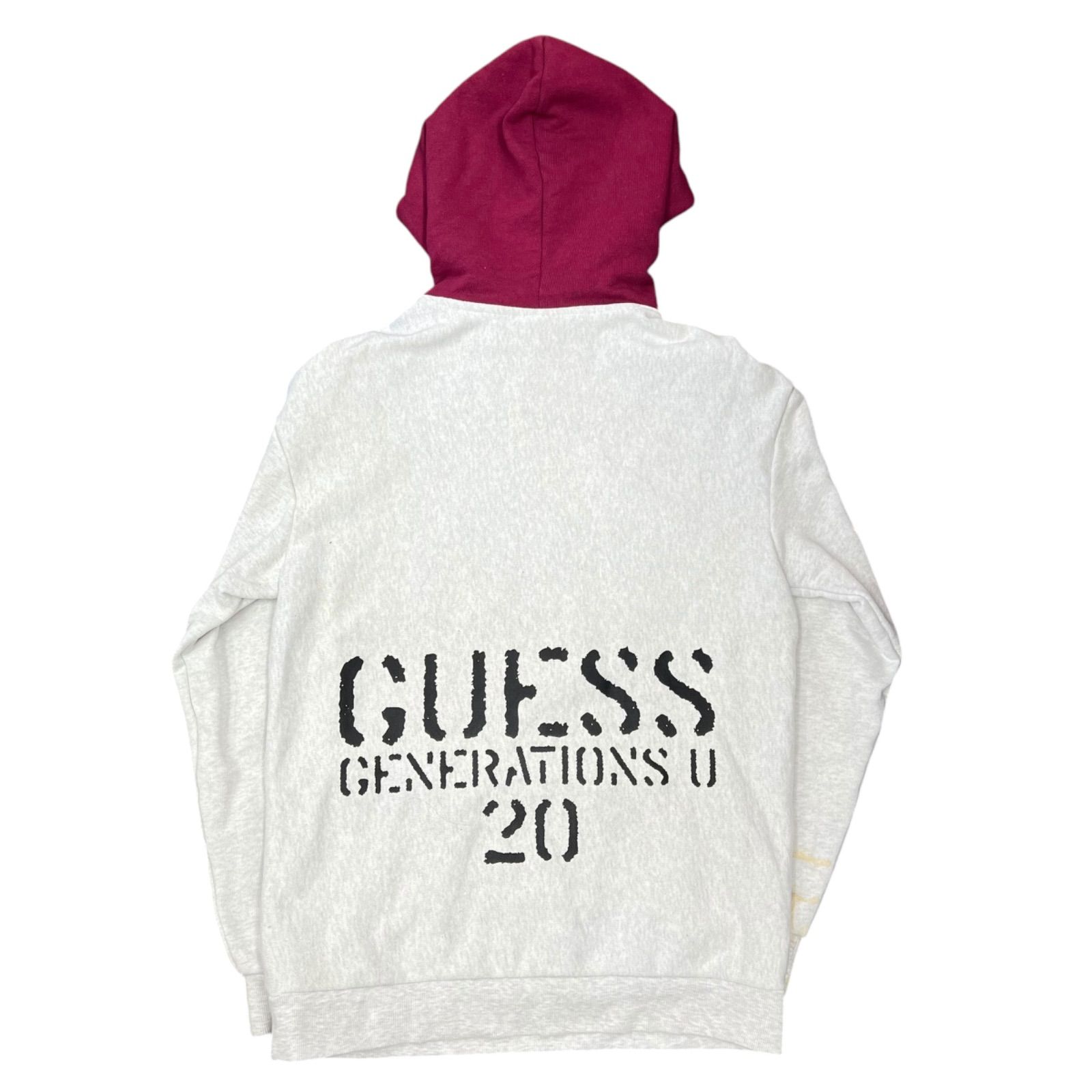 Guess × Generations コラボ パーカー 袖にシミ有 ゲス ジェネ