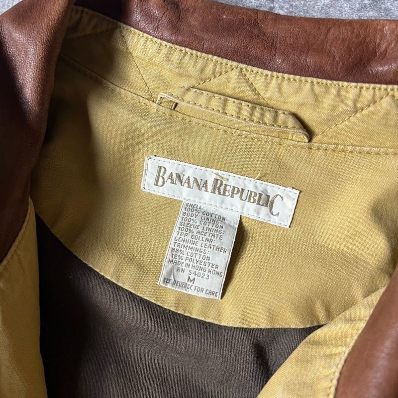 80s 90s BANANA REPUBLIC ライナー付き コットン ハンティング