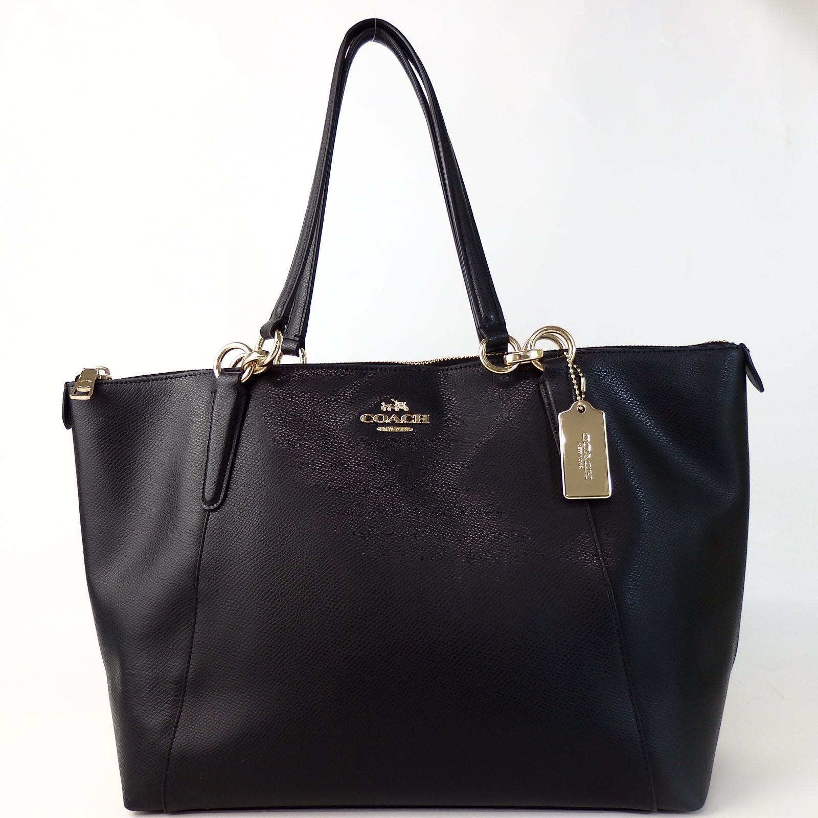 希少 黒入荷！ COACH】コーチ ゴールド金具 ブラック F57526 トートバッグ バッグ