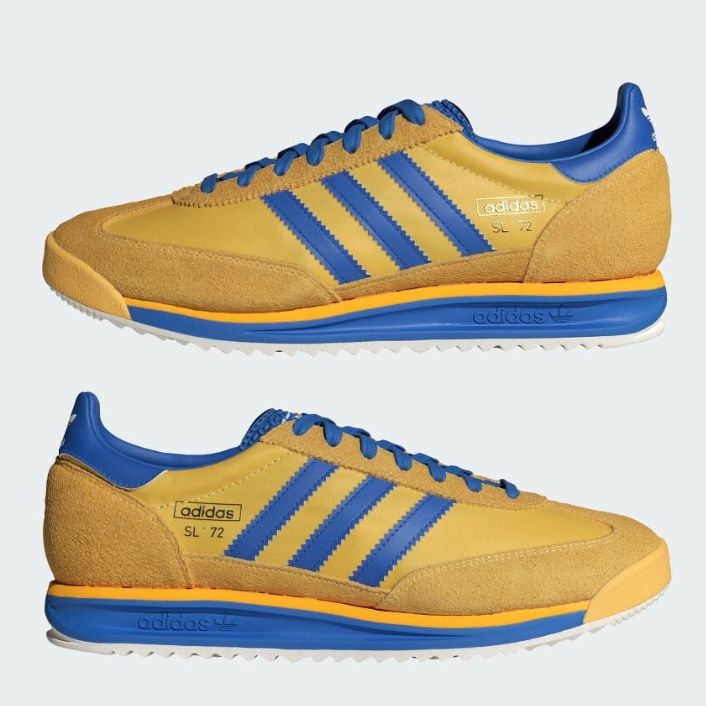 adidas SL72 RS ユーティリティイエロー/ブライトロイヤル/コアホワイト