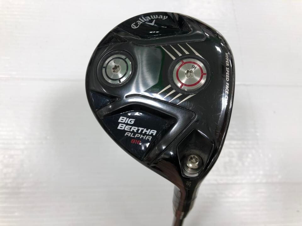 最短 BIG BERTHA ALPHA 816 | 18 | S | BIG BERTHA | | フェアウェイウッド | キャロウェイ