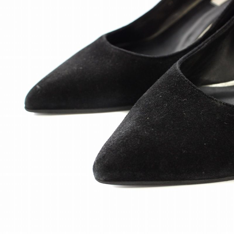 ✨極美品✨DIANA ダイアナ パンプス ラメ Vカット ポインテッドトゥ 黒 ダイアナ DIANA パンプス ポインテッドトゥ チャンキーヒール