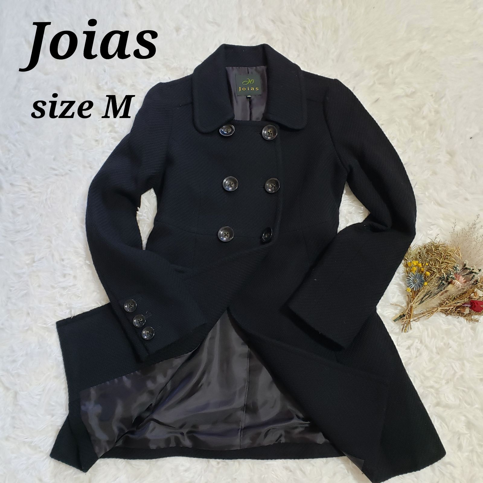 Joias ジョイアス ウール100％ ミドル丈コート サイズM - メルカリ
