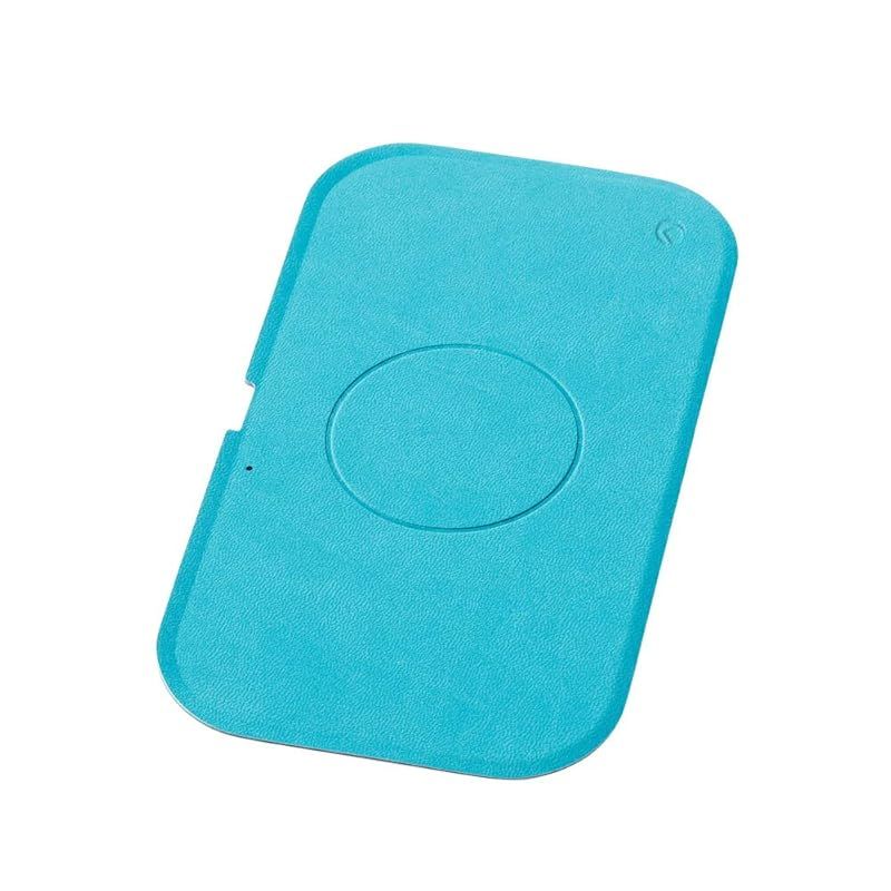 Deff ディーフ ワイヤレス充電トレー QI(チー)取得 最大15W高速充電 ターコイズブルー 1