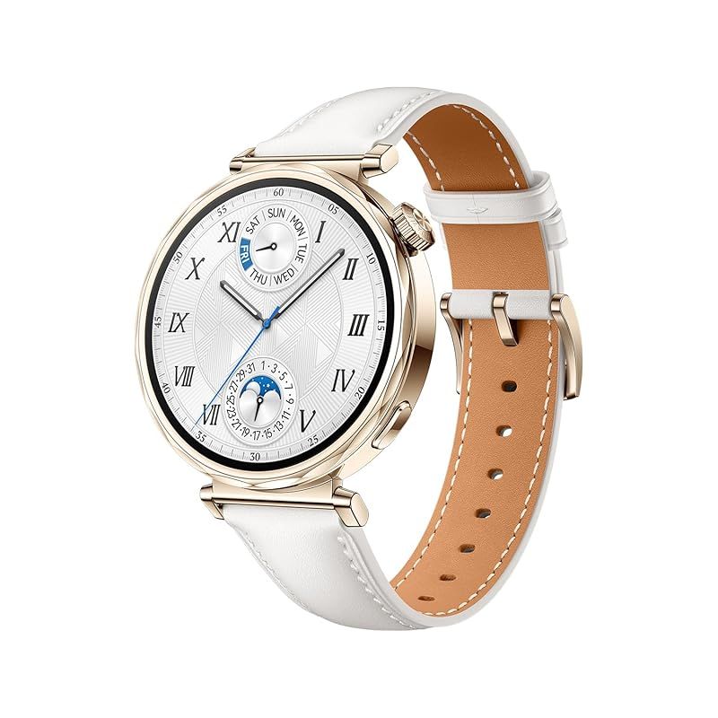 HUAWEI WATCH GT 5 41mm スマートウォッチ 24時間健康管理 高度なランニング体験 高精度GPS内蔵 睡眠時呼吸乱れ検知 ゴルフナビ機能搭載 スポーツ用スマートウォッチ 最長7日間持続バッテリー iOS/An