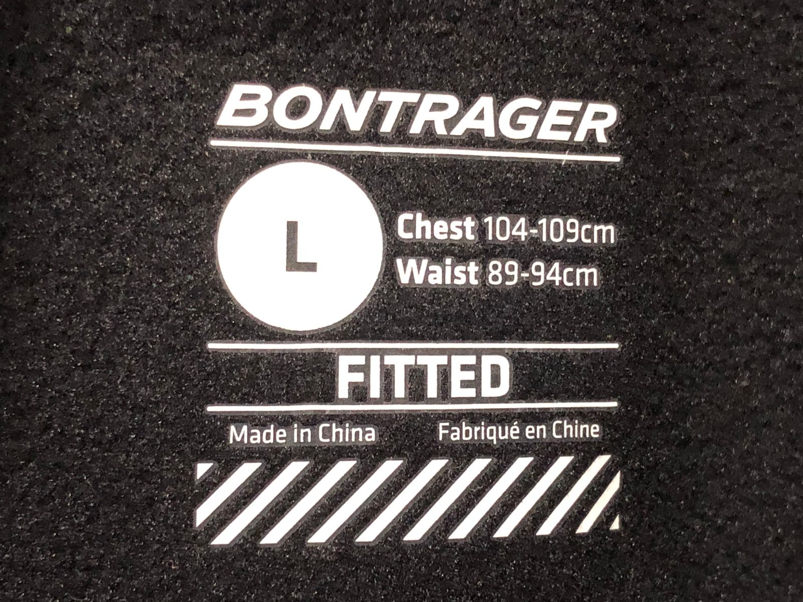 HM125 ボントレガー BONTRAGER VELOCIS S2 Softshell INFORM BIB ビブタイツ L 黒 裏起毛