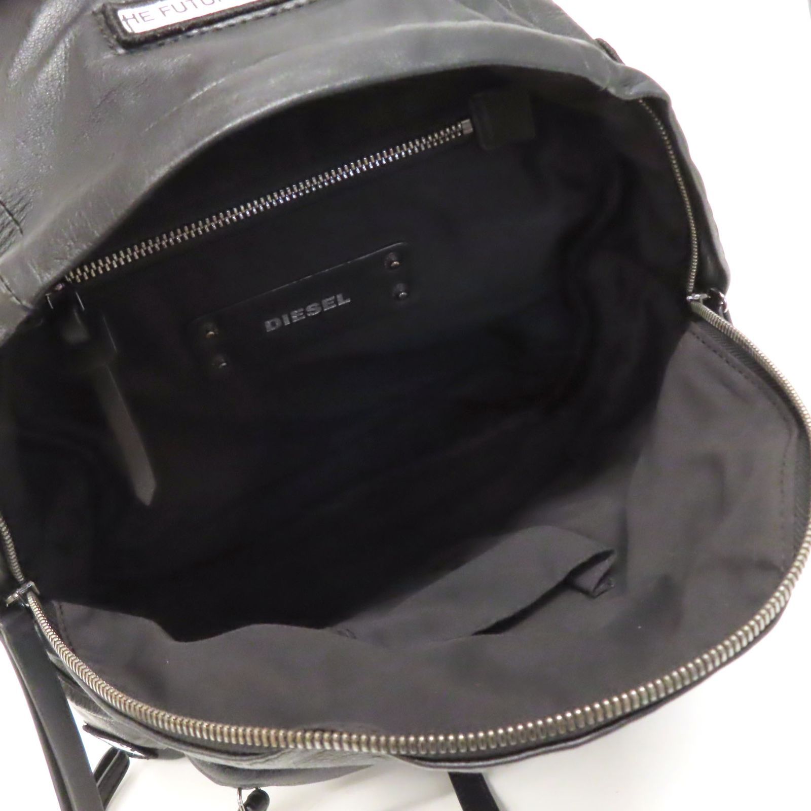 OG25514 美品 DIESEL ディーゼル リュックサック バックパック 本革 
