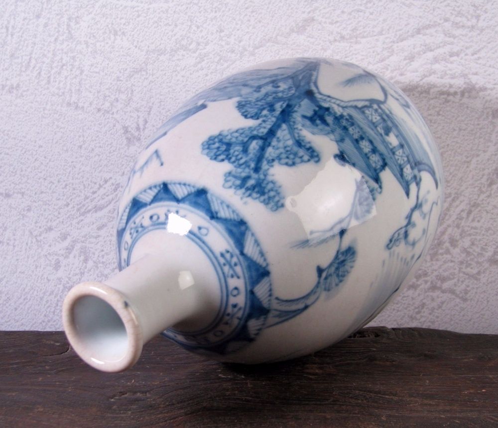 時代染付竹紋花瓶 花瓶 花生 古美術品 極まる美しさ 侘び寂び 時代染付竹紋花瓶 花瓶 花生 古美術品 極まる美しさ 侘び寂び