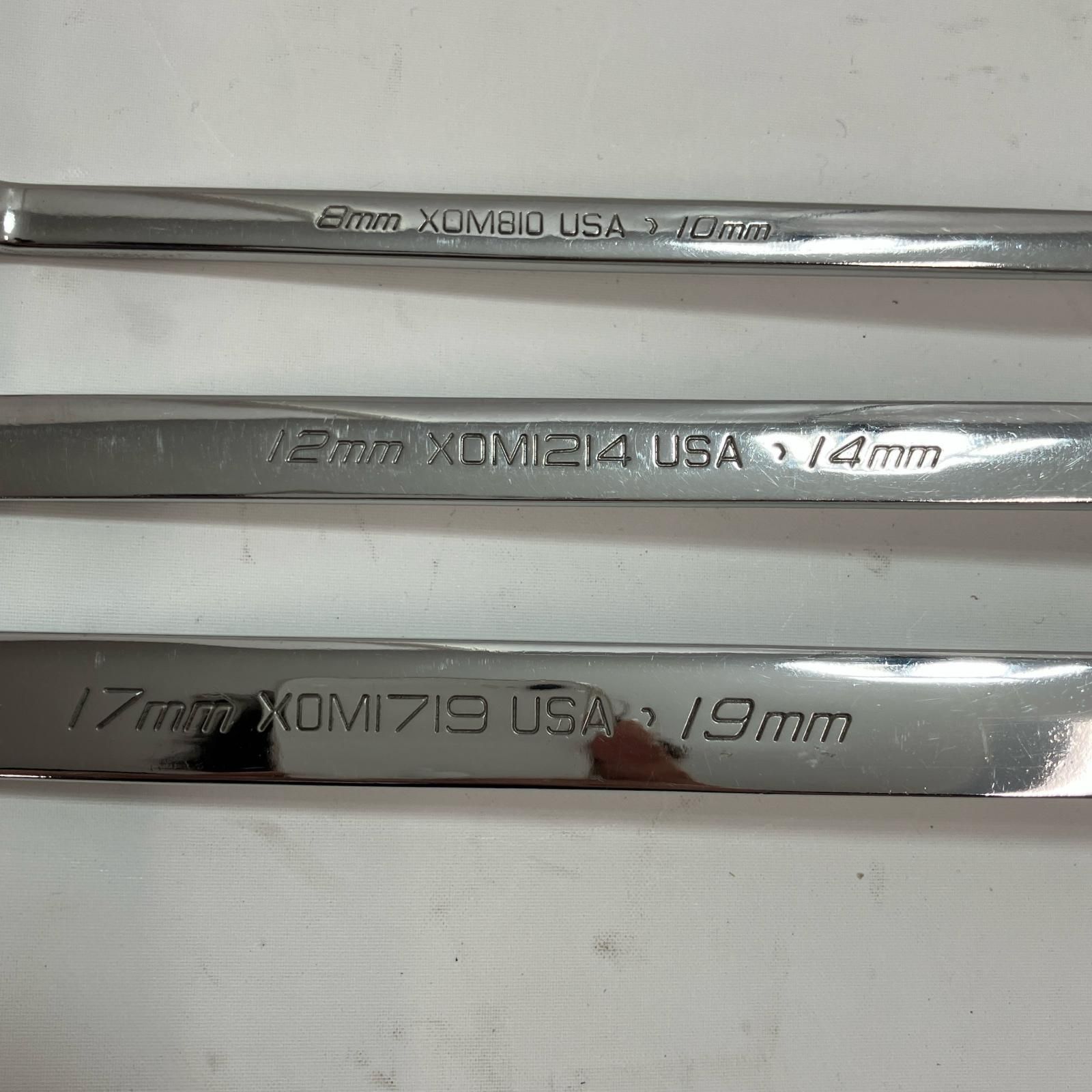 Snap-on スナップオン 工具 ハンドツール 両口メガネレンチ XOM810|1214|1719 3本セット WWW_SUPERTOOLSSHOP_NL