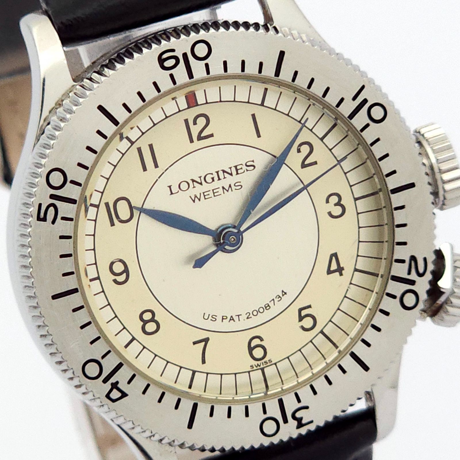 LONGINES ロンジン ウィームス パイロット L2.606.4 手巻 動作品 1000本限定 - メルカリ