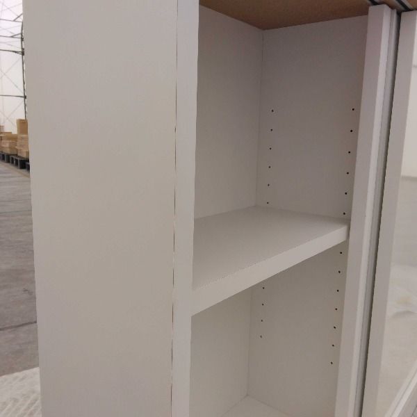 【中古】 ローキャビネット 引違い ホワイト キャビネット 書庫 引き戸 引違 引戸書庫 引違い保管庫 ファイル 扉付き 収納棚 書類棚 業務用 保管庫 収納庫 書棚 システム収納庫 棚