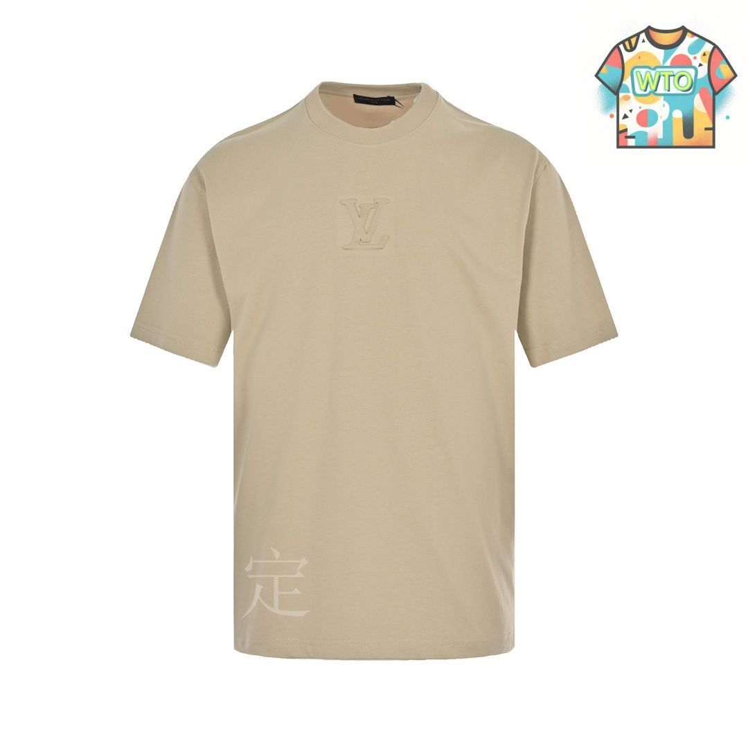 今日WTO】Louis Vuitton 立体浮雕ロゴ ショートスリーブ T