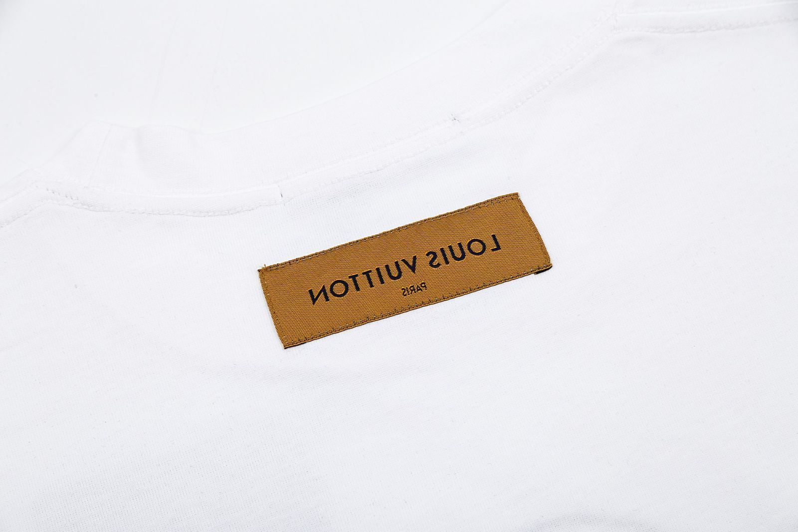 本日限定特価】Louis Vuitton スター＆テキストプリントTシャツ