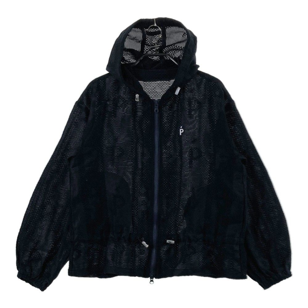 サイズ0 パーリーゲイツ　ブラック　フード付き　ジャケット サイズ0 パーリーゲイツ ブラック フード付き ジャケット PEARLY