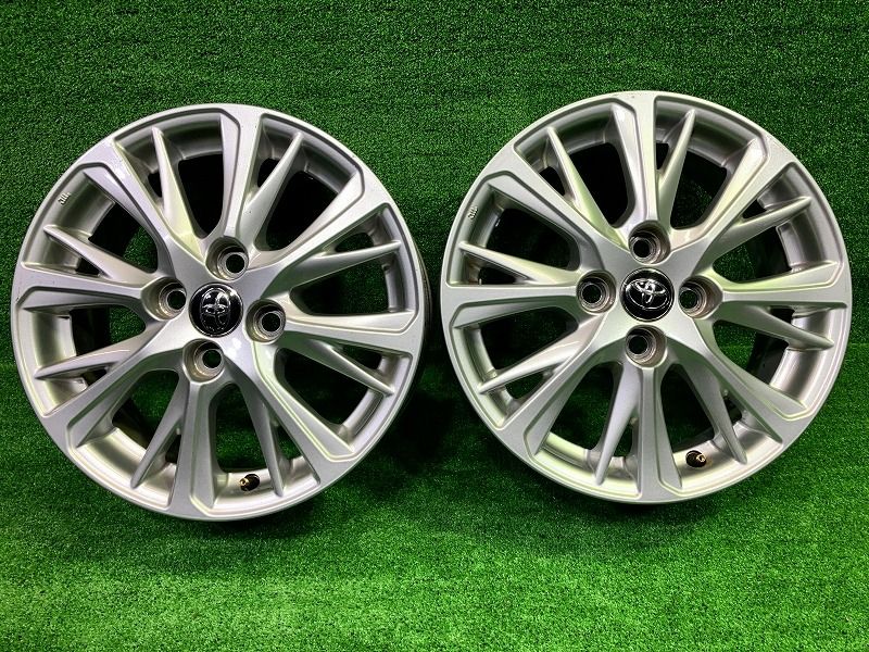 トヨタ TOYOTA 純正 トヨタ純正 NHP130 ヴィッツ 15ｲﾝﾁ 5.5J 4穴 2本 100 45