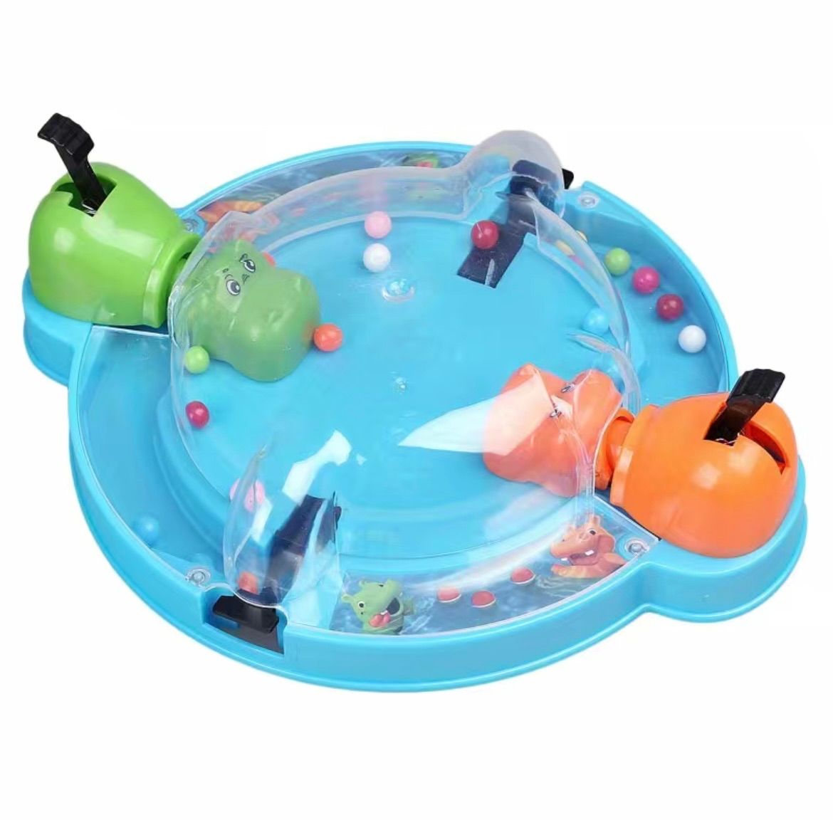 バウンシングヒッポ 青いカバ ジャンプおもちゃ 新品 カバおもちゃ かばおもちゃ ﾋﾎﾟﾎﾟﾀｽ 嚥下 パクパクおもちゃ