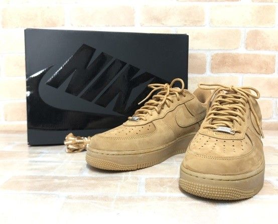 【中古】 NIKE×Supreme ナイキ×シュプリーム AIR FORCE 1 LOW SP SUPREME キャメル US9.5 111392126