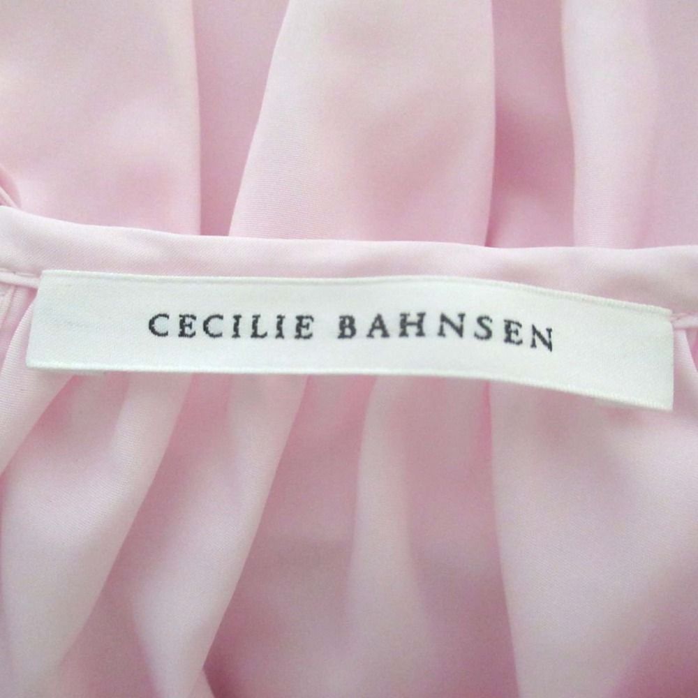 美品 22SS CECILIE BAHNSEN セシリーバンセン リサイクルポリエステル バックリボン フレアヘム プルオーバー ブラウス シャツ 6 ピンク レディース 古着 中古 楽天市場】【中古】美品 22SS CECILIE BAHNSEN セシリーバンセン