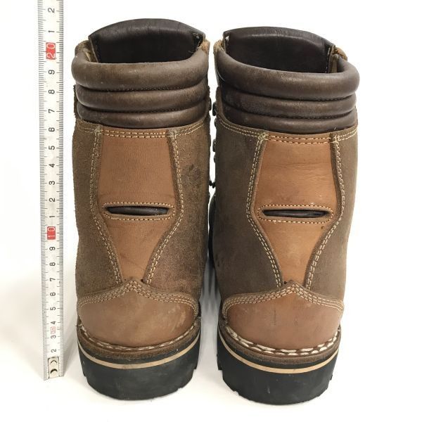70s-80s?/BERG/ミズノ/MIZUNO★本革/トレッキングブーツ【26.5/茶/brown】ビブラムソール/Leather/Boots/shoes/JAPAN Vintage◆bWB106-4
