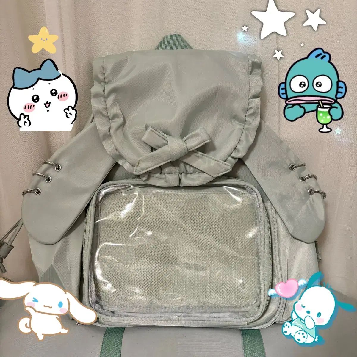 うさぎ 痛バッグ リュック リュックサック 韓国 ちい かわ コンビニ