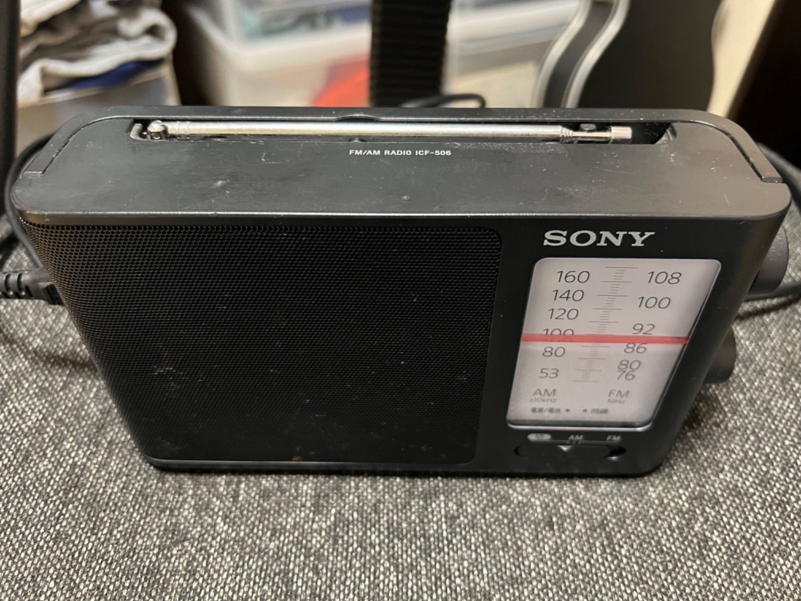 ICF-506 AMラジオ AMステレオ SONY ポータブルラジオ コンパクトラジオ