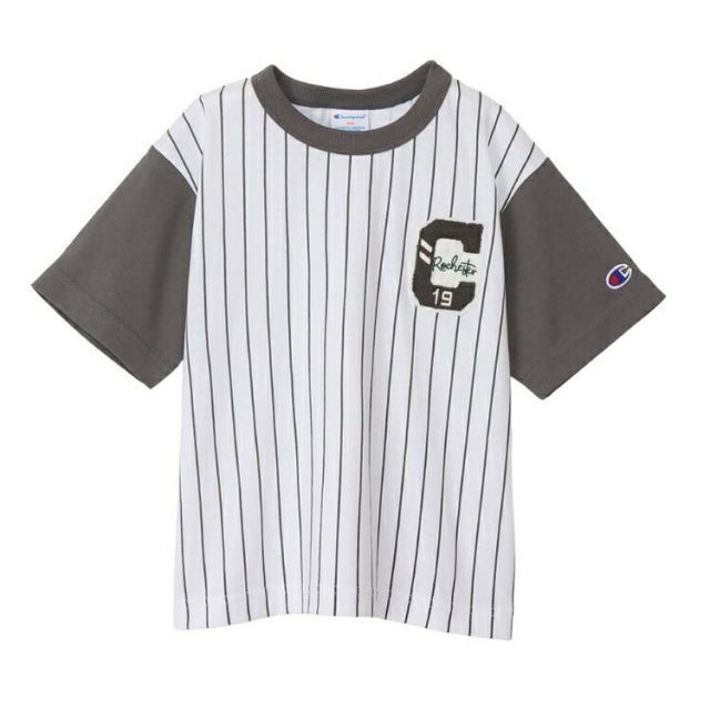 HANES ヘインズ S/S T-SHIRT チャコール 120サイズ CK-X328 80 | スポーツ 運動 服 衣類 ウエア ウェア トップス ショートスリーブ Tシャツ 半袖 着心地 ドライ コットン 天竺素材 デザイン シンプル 機