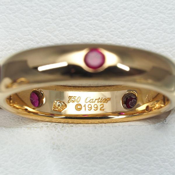 カルティエ リング ルビー ステラ 49号 K18YG 保証書 #168969 - メルカリ 