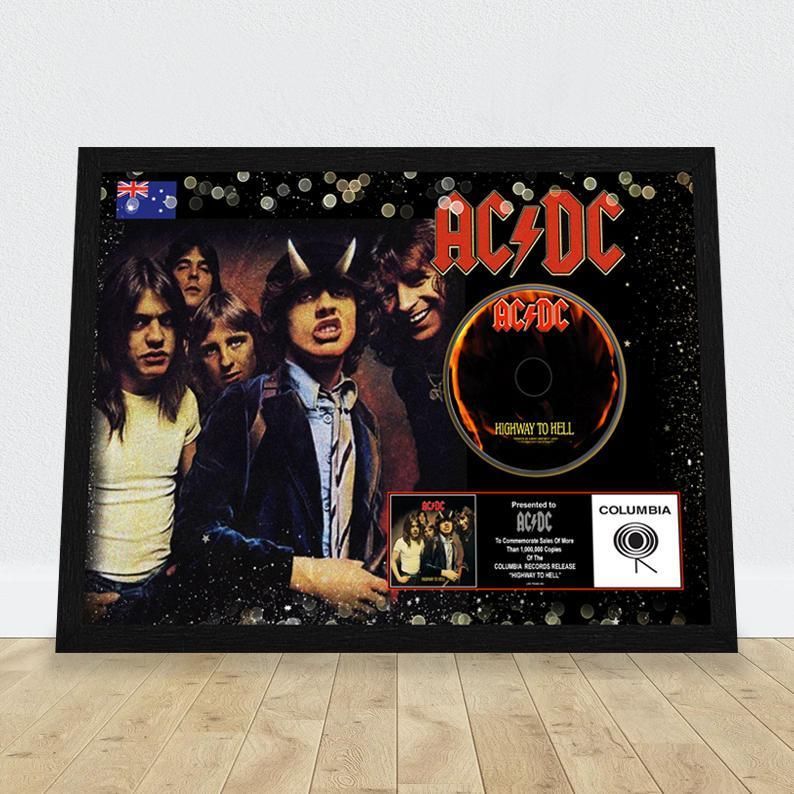 AC/DC/エーシー・ディーシー】地獄のハイウェイ/フレーム証明書-1