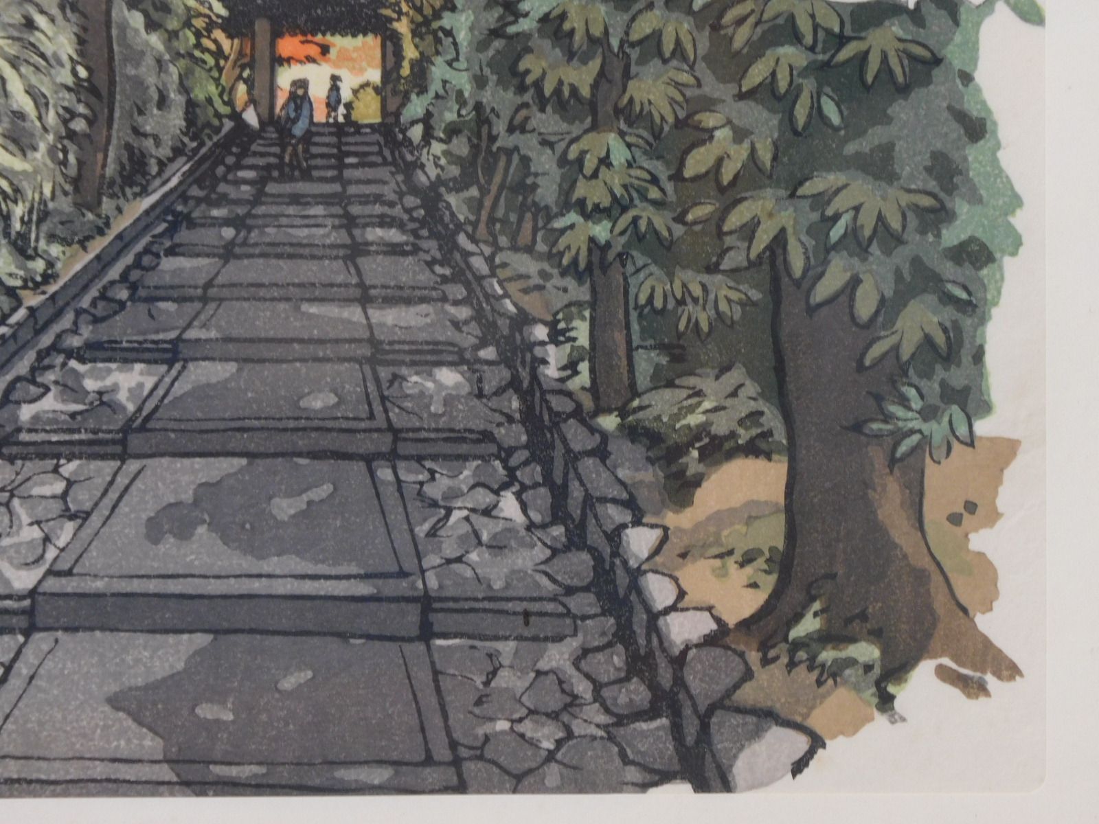 真作保証】井堂雅夫 京都百景 東山 高台寺 額装 HK-a-05019
