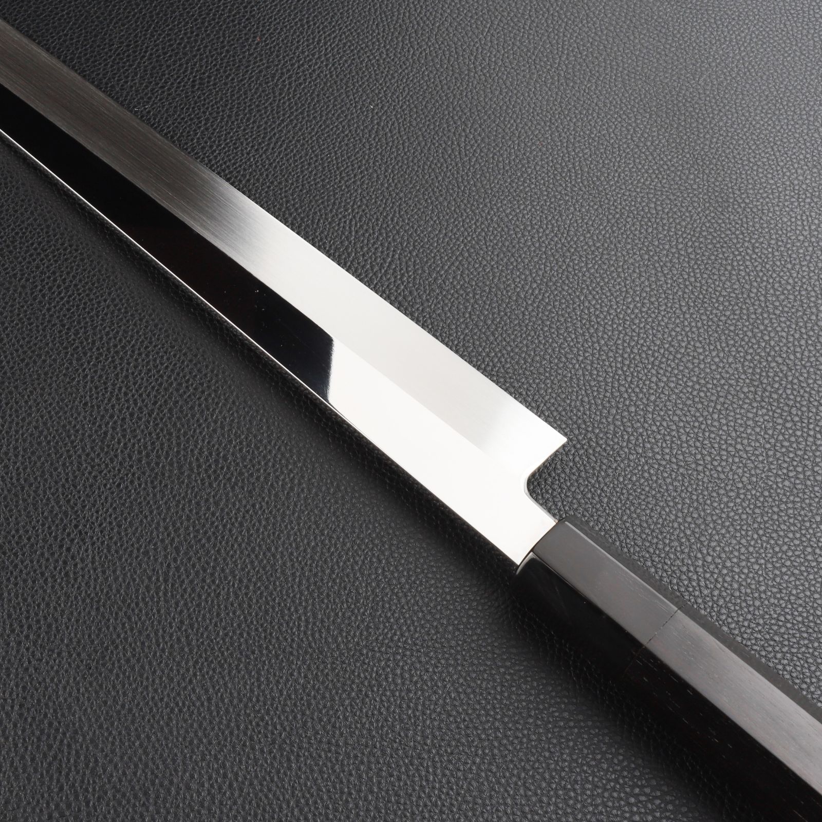 切付柳刃包丁 刺身包丁 尺二（刃渡り360mm）通常鏡面仕上げ 本刃付け 