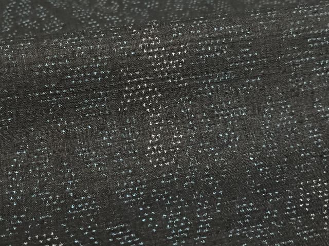 平和屋着物○本場結城紬 重要無形文化財 菱文 正絹 逸品 AAAW9325zg