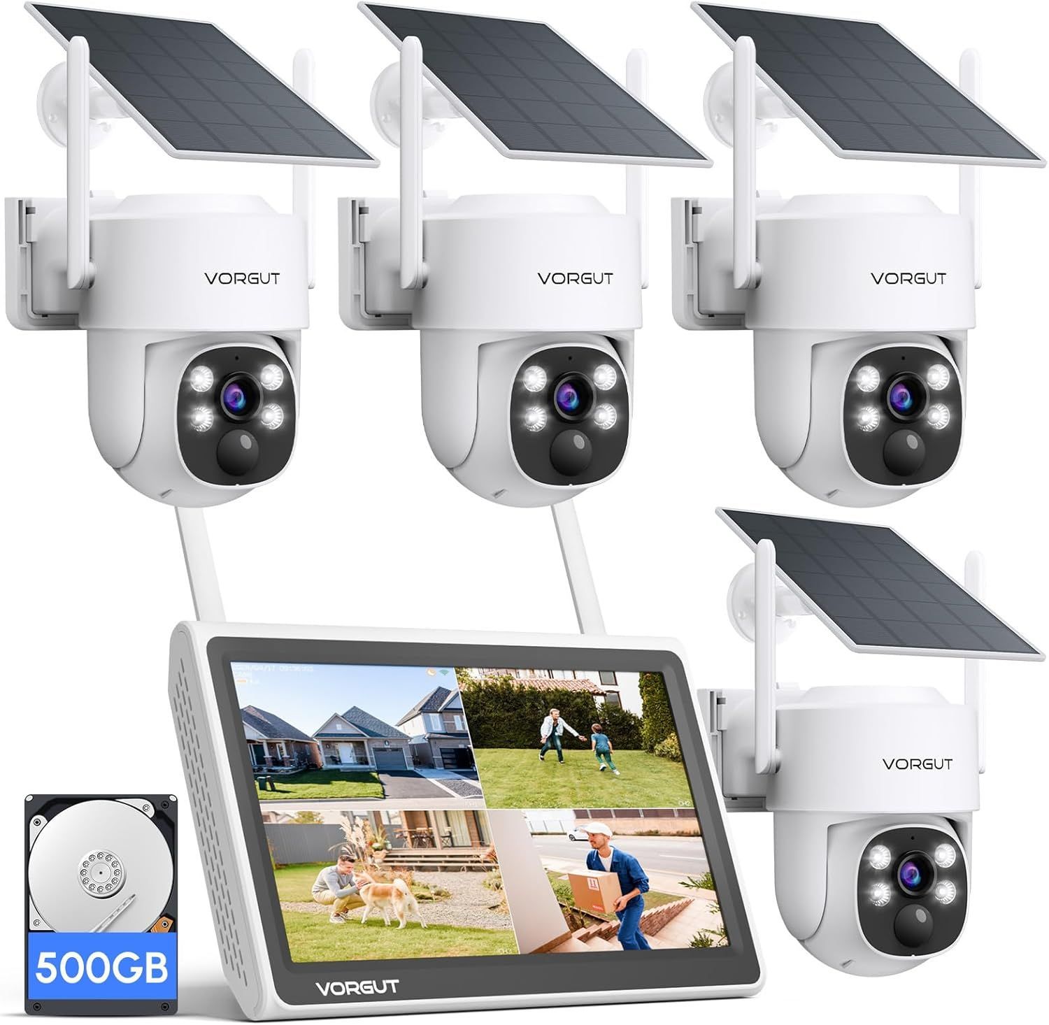 防犯カメラ ワイヤレス ソーラー充電「CB54-TZ.A」 防犯カメラ