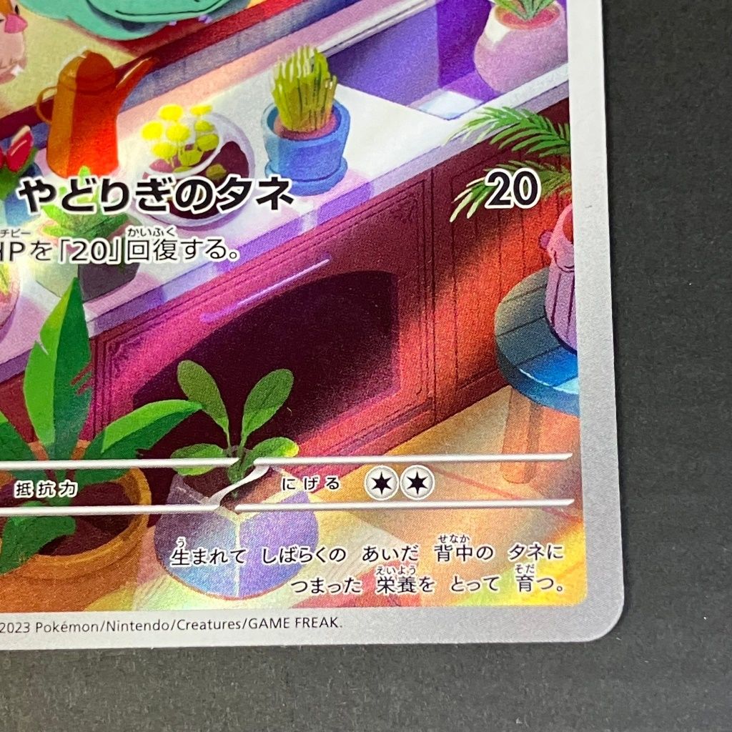 01w-1889 〇 ポケモンカードゲーム ポケカ フシギダネ【AR仕様】SVG