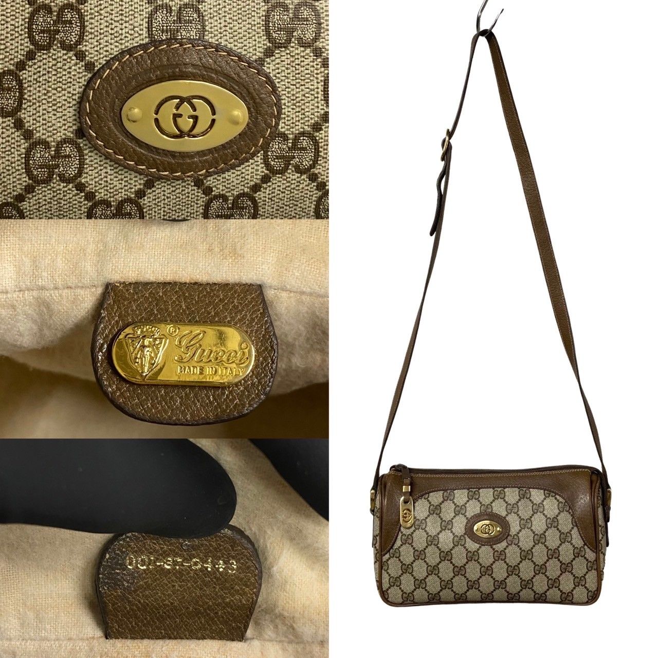 GUCCI グッチ オールドグッチヴィンテージGGロゴ 金具 レザーハンドバッグ ほぼ未使用 GUCCI グッチ オールドグッチ ヴィンテージ GG ロゴ