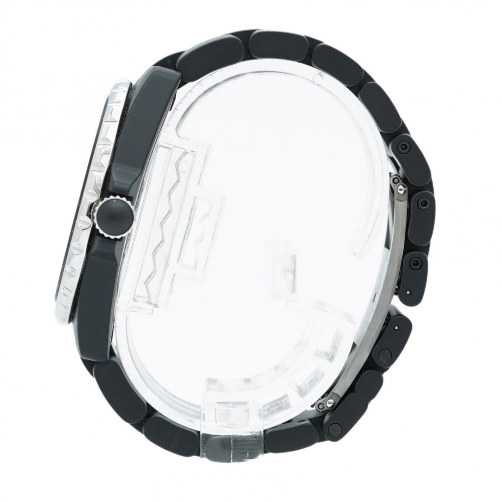 シャネル J 12 H 3101 黒文字盤腕時計 メンズ