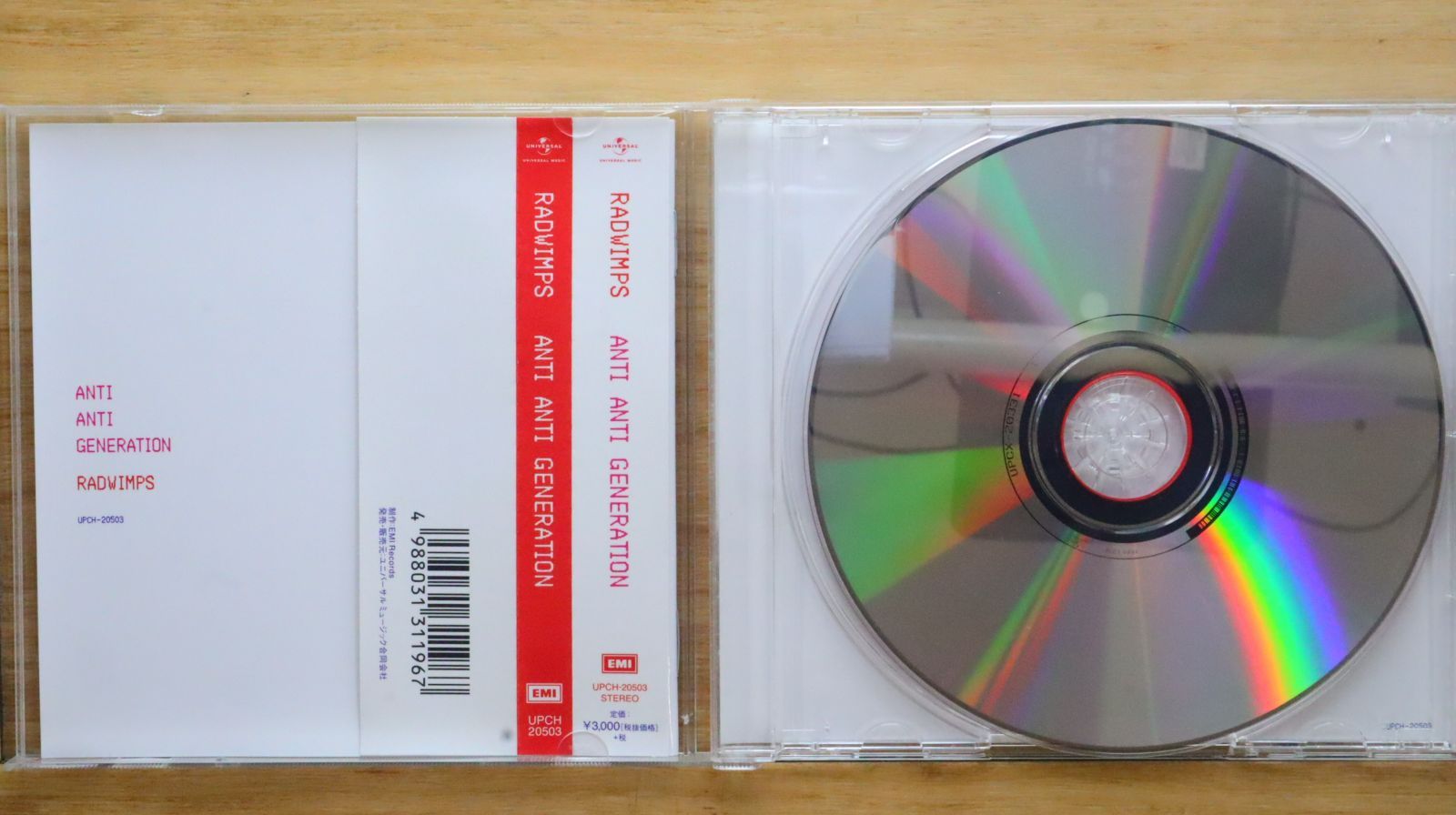 国内盤CD☆ラッドウィンプス/RADWIMPS□ ANTI ANTI GENERATION