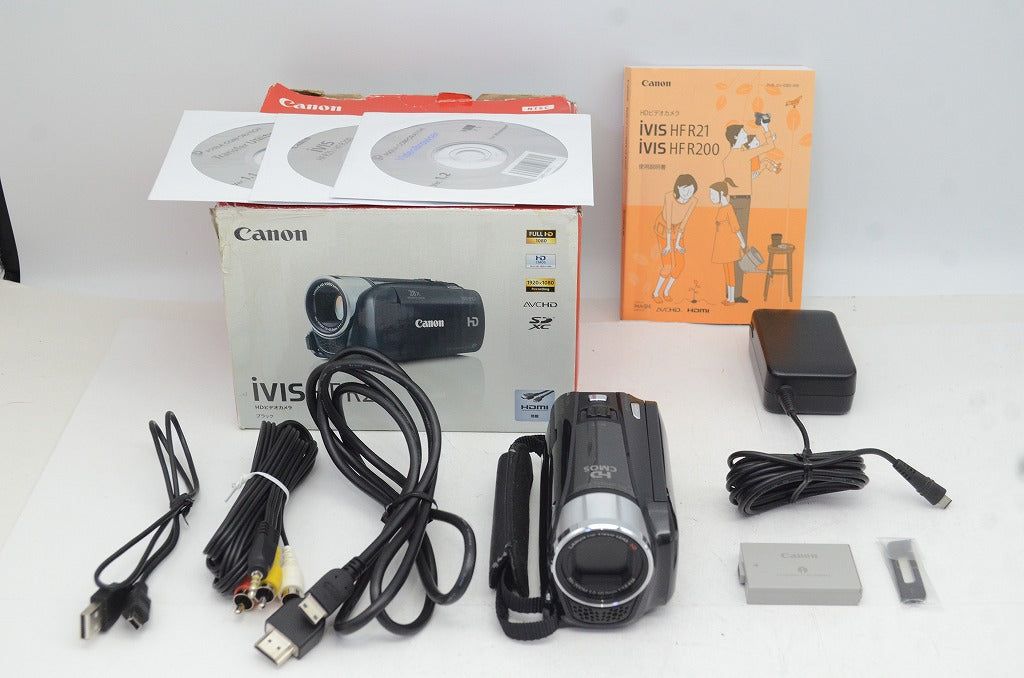 Canon キヤノン iVIS HF R21 デジタルビデオカメラ ブラック 元 250904h